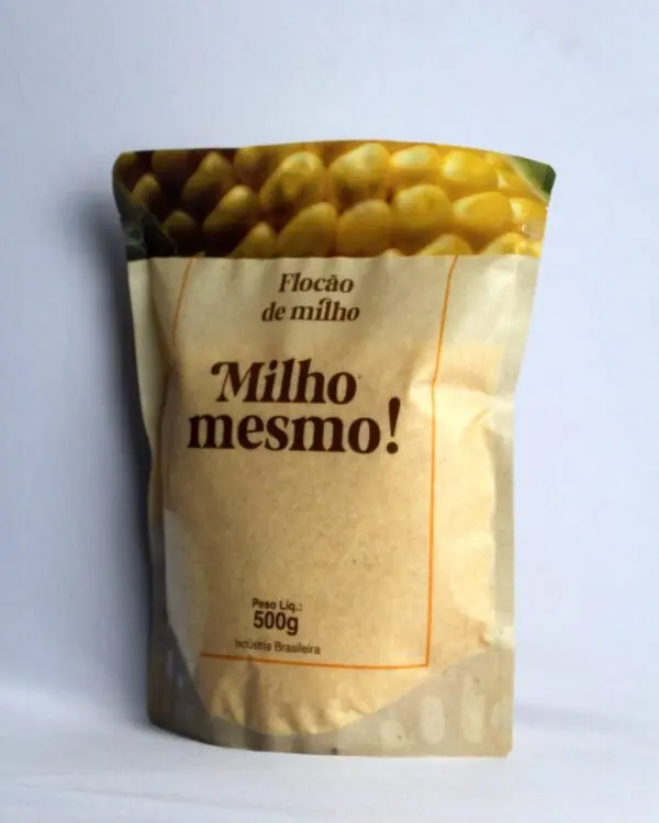 Flocão de Milho - Milho Mesmo - Orgânico - 500g