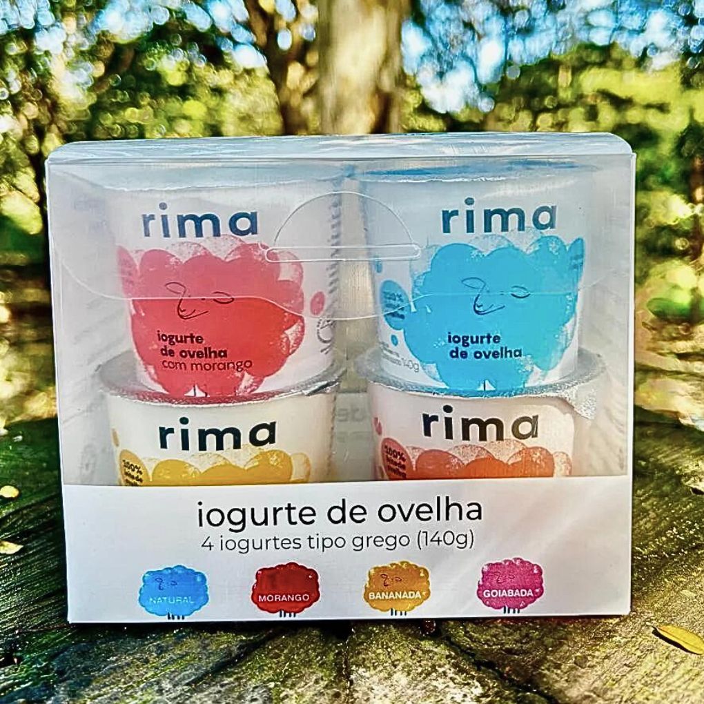 Kit 4 iogurtes de ovelha com geleias Ralston - Queijaria Rima