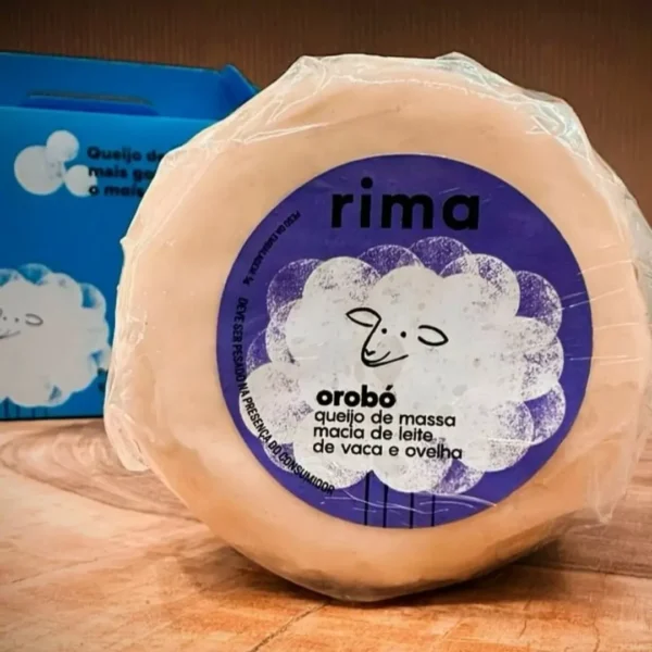 Queijo Orobô (leite de ovelha e de vaca) – Rima – aprox. 200g Queijo Orobô (leite de ovelha e de vaca) – Rima – aprox. 200g