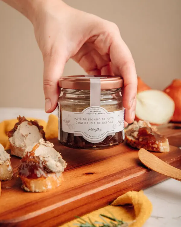 Patê de Fígado de Pato com Geleia de Cebola - La Popote - 95g Patê de Fígado de Pato com Geleia de Cebola - La Popote - 95g