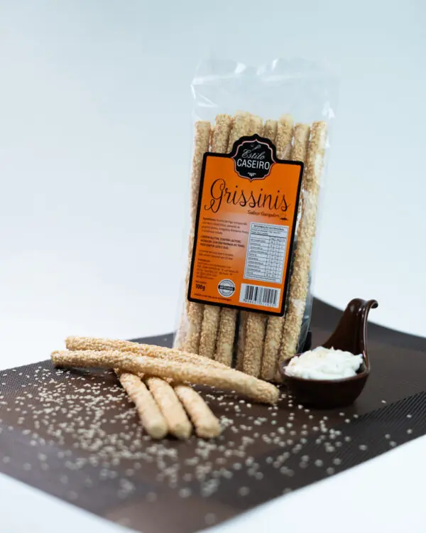 Grissinis Sabor Gergelim