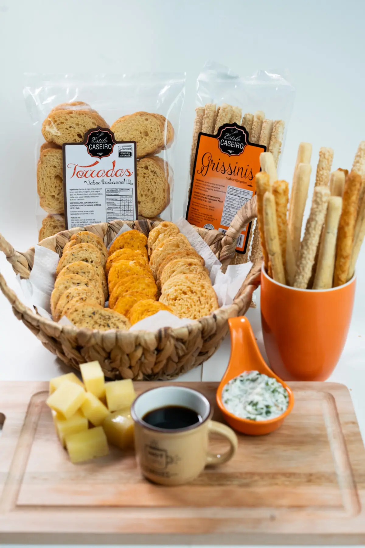 Grissinis Sabor Gergelim - Estilo Caseiro - 100g