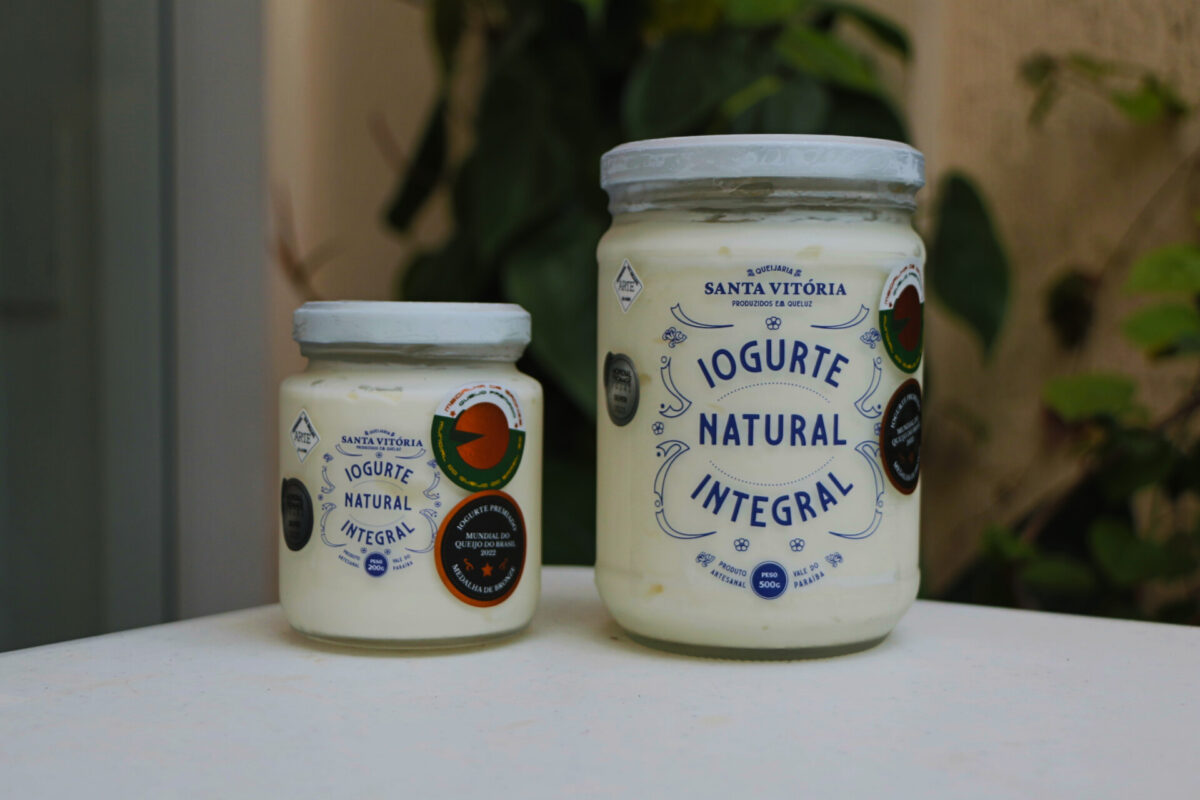 Iogurte Natural Integral - Queijaria Santa Vitória