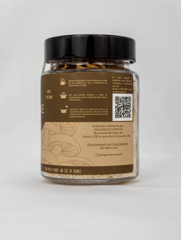 Risoto de Shiitake – Cappello – 220g -3 Risoto de Shiitake – Cappello – 220g -3