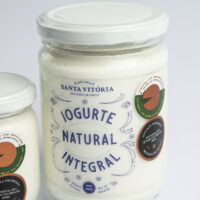 Iogurte Natural Integral - Queijaria Santa Vitória -1