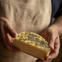 Queijo Tomilho - Queijaria Santa Vitória - 300g (aprox.)