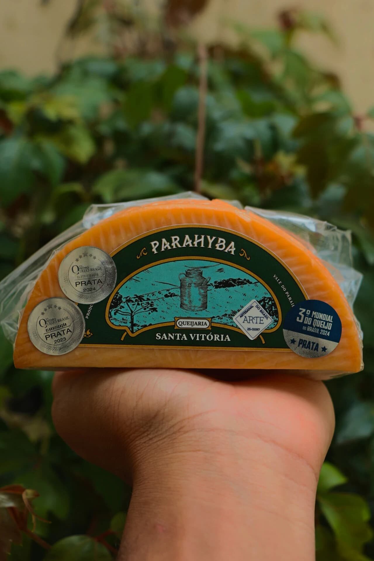 Queijo Parahyba - Queijaria Santa Vitória - 380g