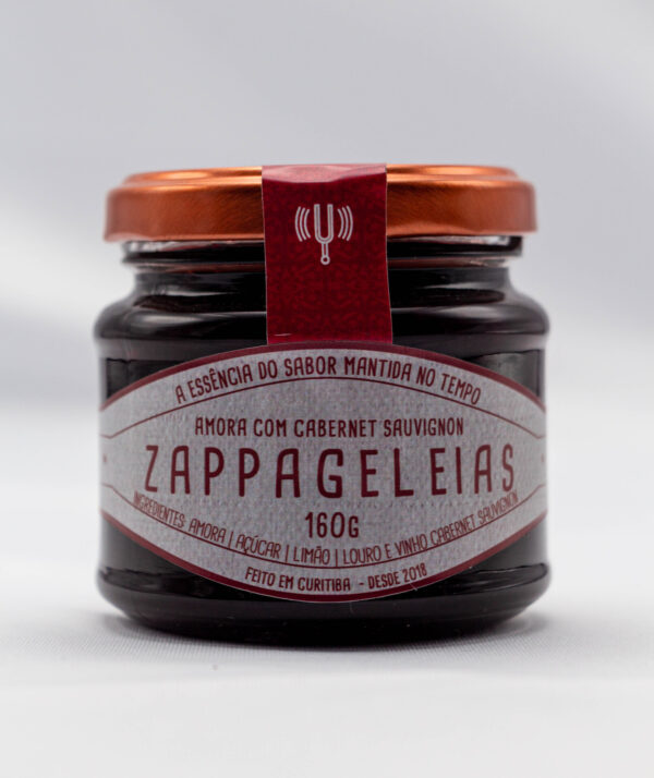 Geleia de Amora com Cabernet Sauvignon – Zappa Geleias – 160g