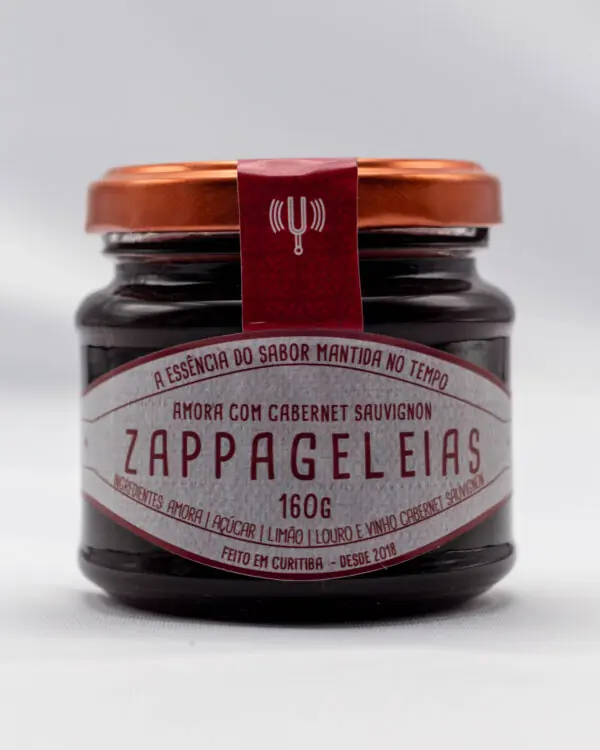 Geleia de Amora com Cabernet Sauvignon - Zappa Geleias - 160g