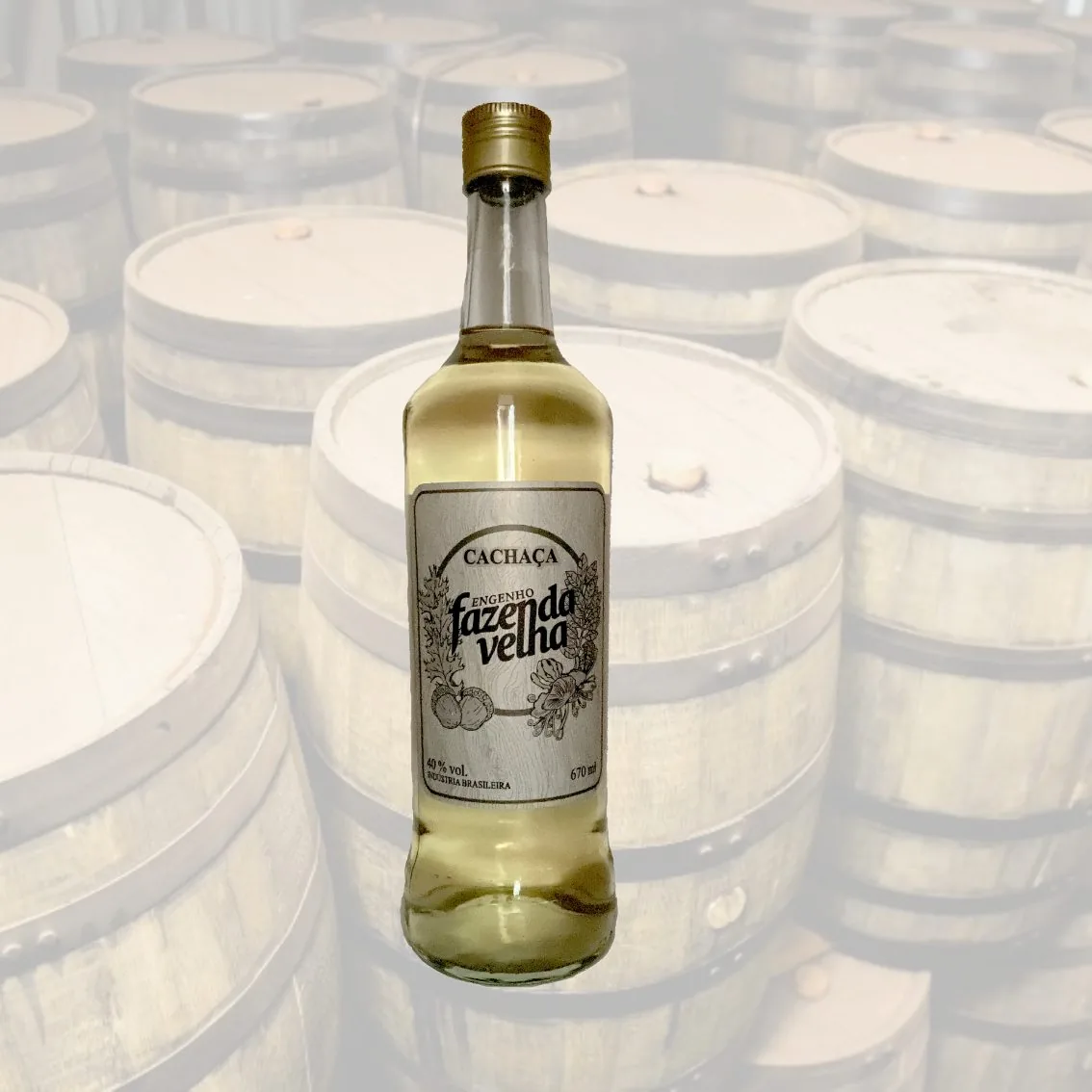 Cachaça Amburana - Engenho Fazenda Velha - 670ml