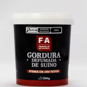 Gordura Defumada de Suíno – Famiglia Artigianale – 500g