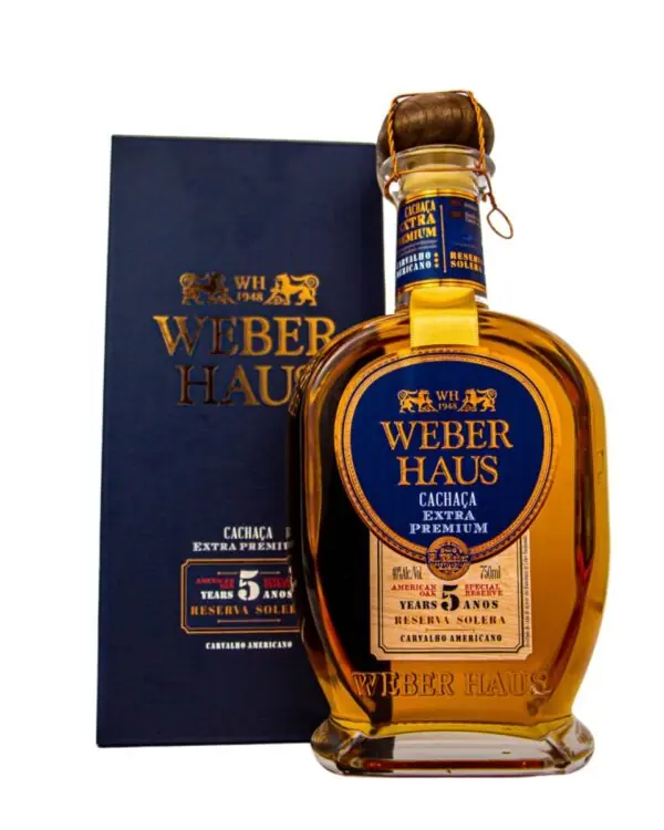 Cachaça Weber Haus Extra Premium 5 Anos Solera Cachaça Weber Haus Extra Premium 5 Anos Solera