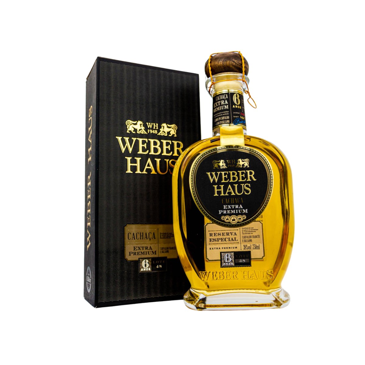 Cachaça Weber Haus Extra Premium 6 Anos - 750ml