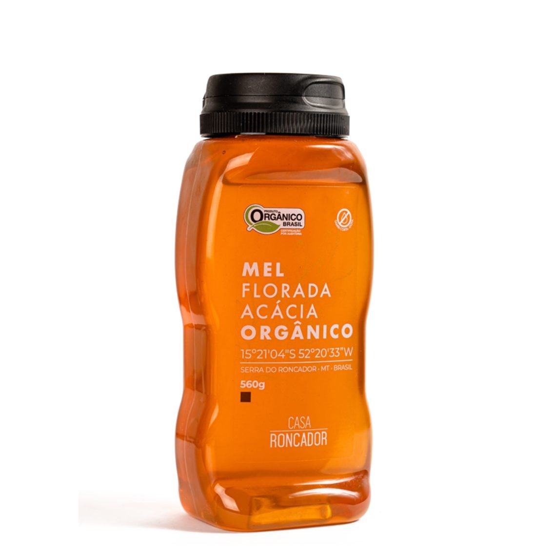 Mel Puro Orgânico  Florada Acácia  Casa Roncador