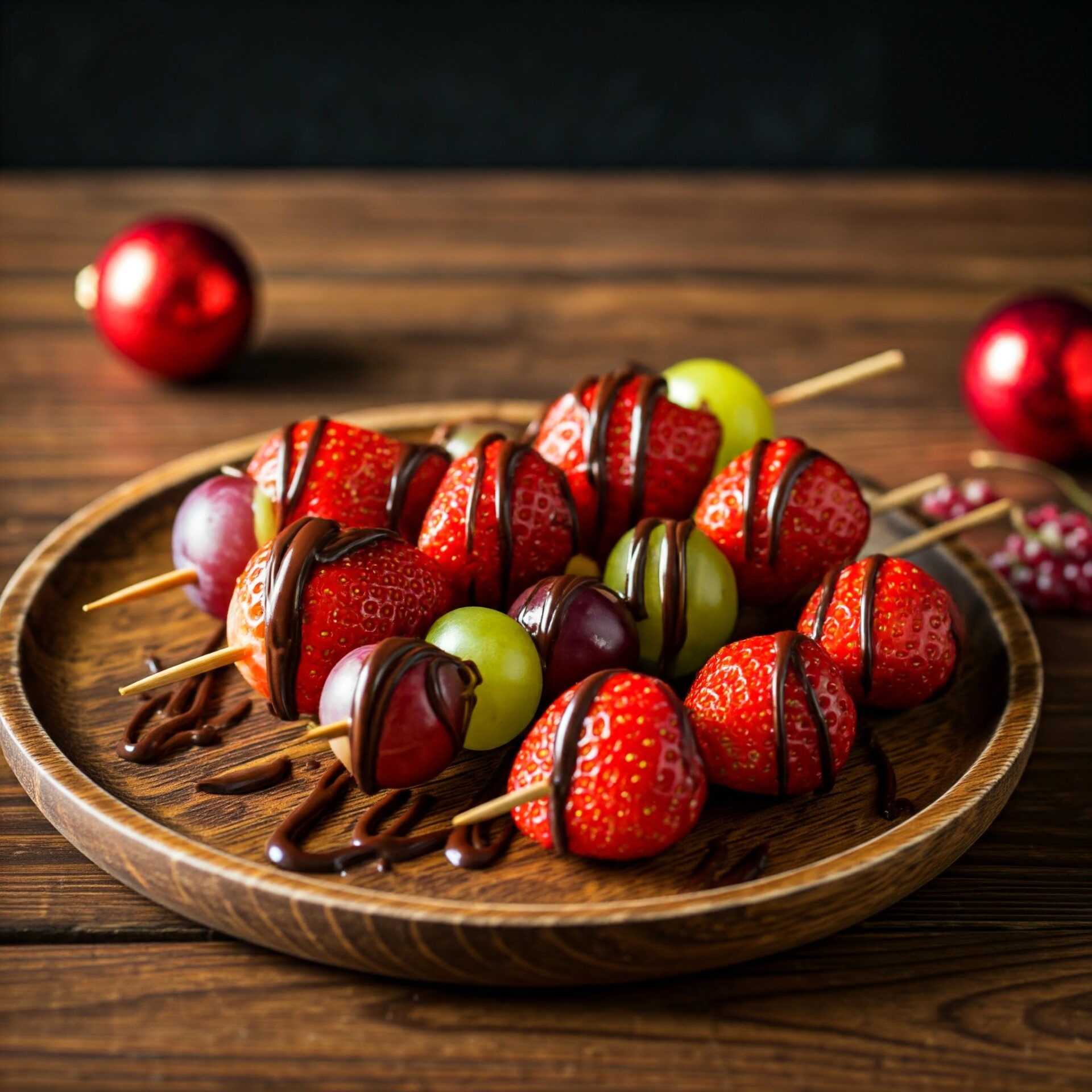Dicas de Receitas de Entradas e Petiscos Para o Natal 2025 - 17 Frutas Cobertas com Chocolate