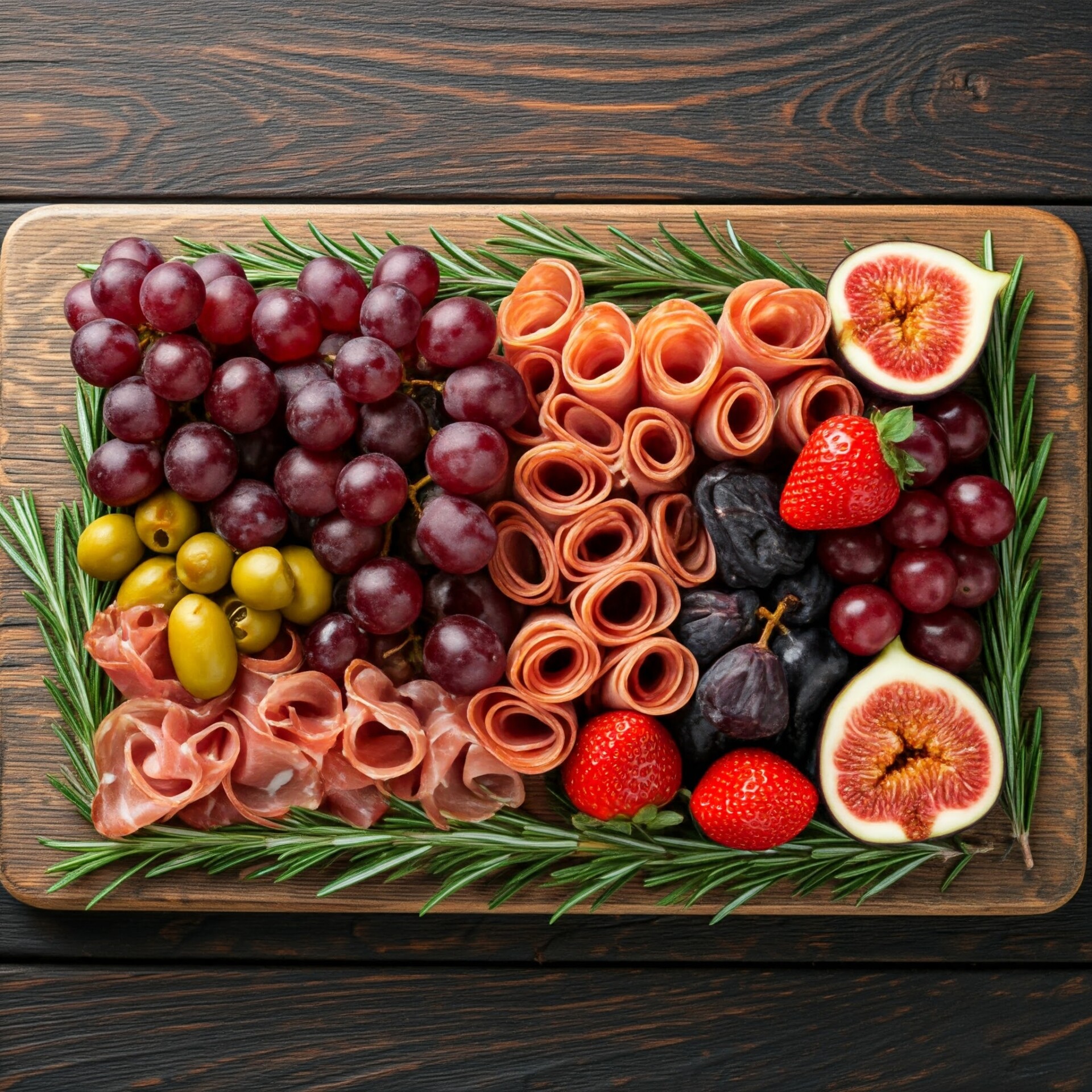 Dicas de Receitas de Entradas e Petiscos Para o Natal 2025 - 9 Tábua de Charcutaria e Frutas