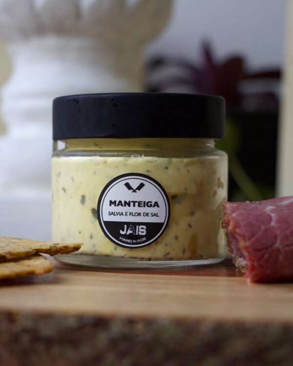 Manteiga de Sálvia e Flor de Sal - Jais Handmade - 180g Manteiga de Sálvia e Flor de Sal - Jais Handmade - 180g