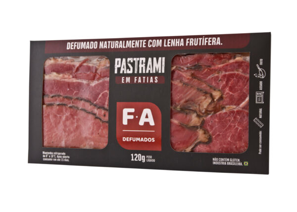 Pastrami Bovino Fatiado – Famiglia Artigianale – 120g -1