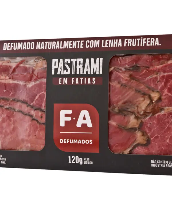 Pastrami Bovino Fatiado - Famiglia Artigianale - 120g Pastrami Bovino Fatiado - Famiglia Artigianale - 120g