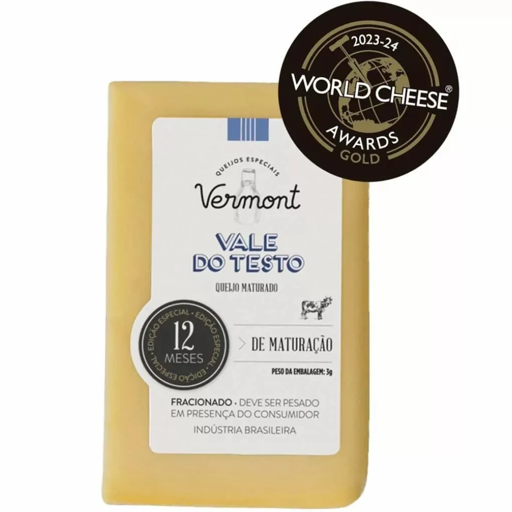 Queijo Vale do Testo 12 Meses – Vermont – Pomerode