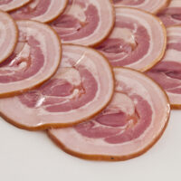 bacon redondo fatiado 02 - Anderson Liberato Bacon Redondo Fatiado - Famiglia Artigianale - 150g