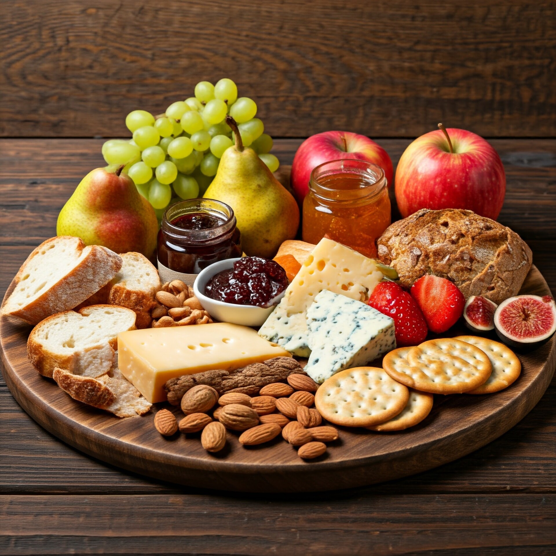 Acompanhamentos para tábuas de queijos