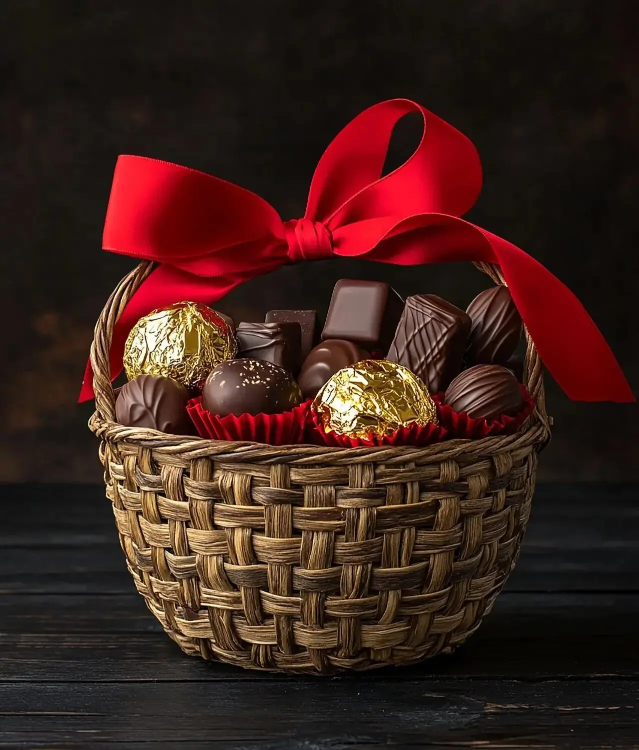 O que colocar na Cesta de Chocolate