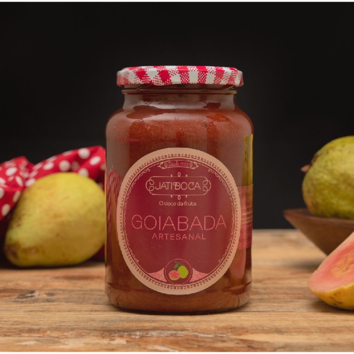 Goiabada Artesanal Jatiboca – Pote de Vidro – 800g