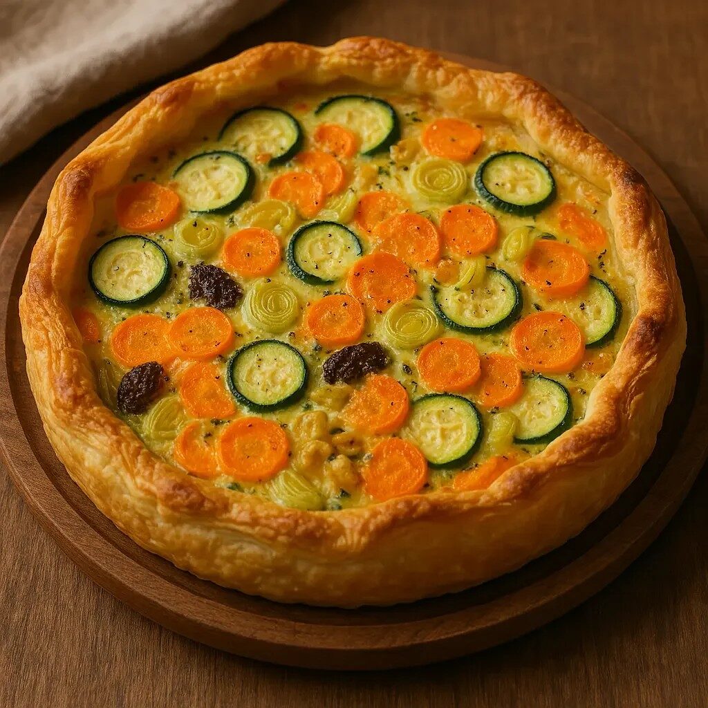 6. Torta rústica de legumes