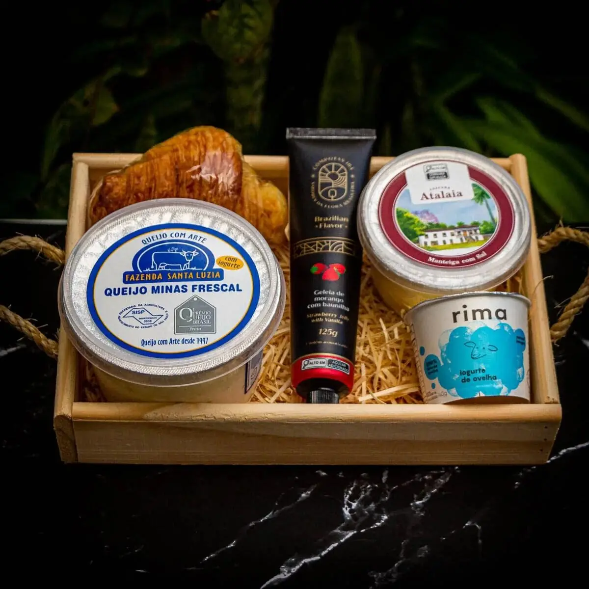 Cesta Manhã de Mãe com produtos artesanais para o Dia das Mães 2026