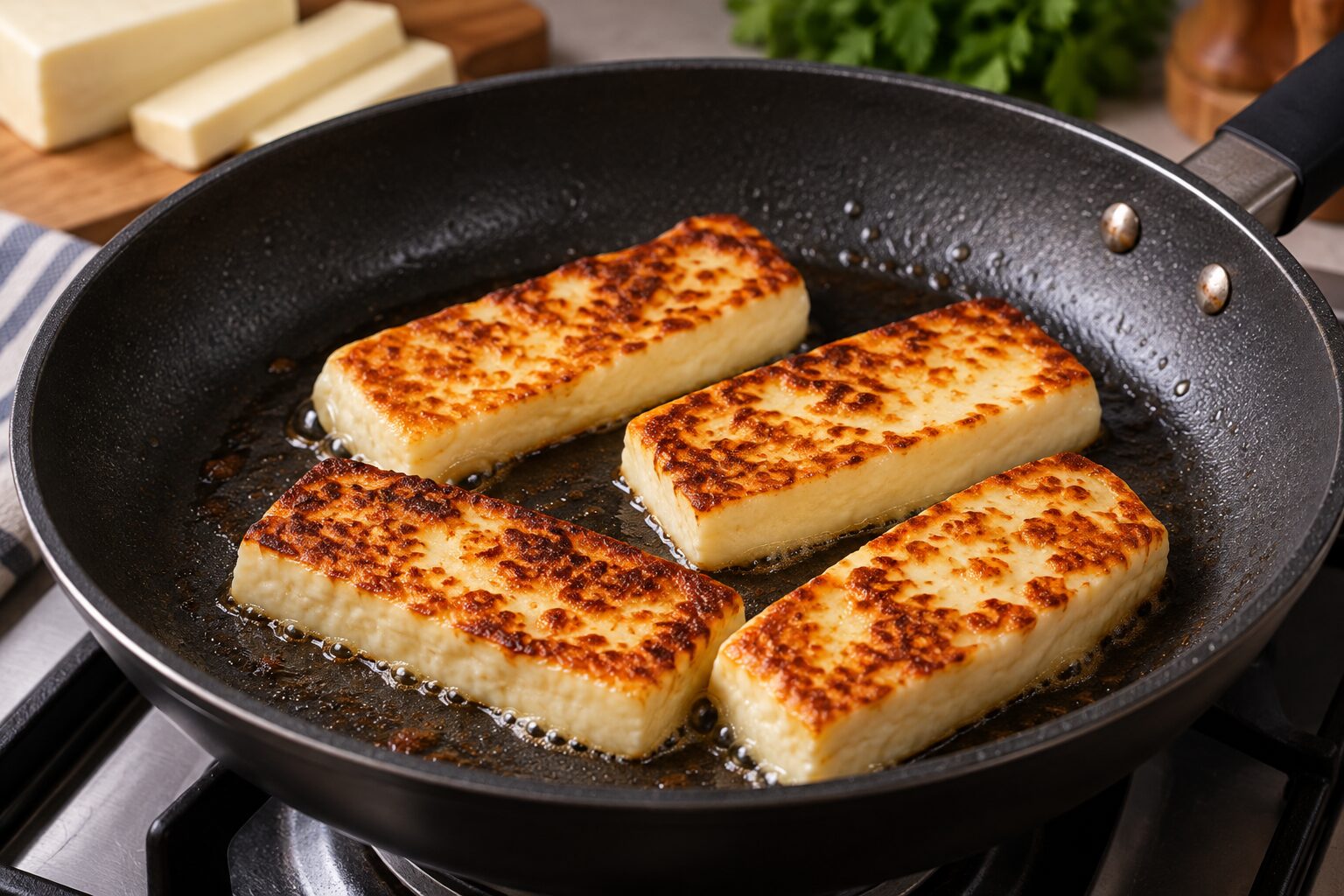 Como preparar o queijo coalho na frigideira