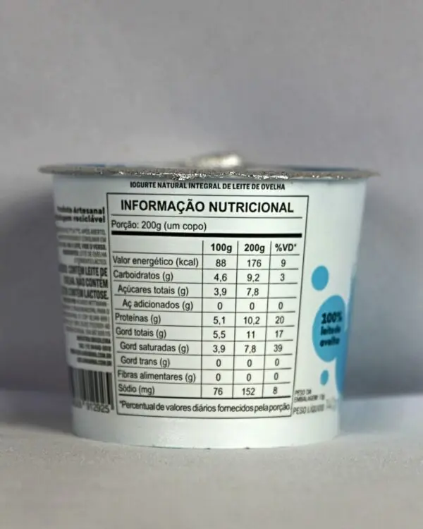 Iogurte de Ovelha Natural - Queijaria Rima - 140g Iogurte de Ovelha Natural - Queijaria Rima - 140g