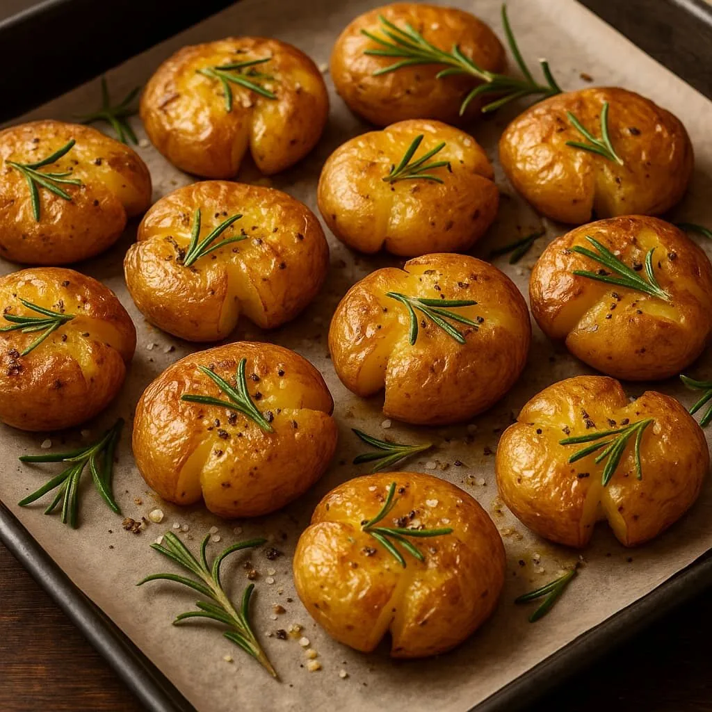 50 Receitas de Petiscos de Boteco para Todas as Ocasiões - 19 Batatinhas ao Murro com Alecrim