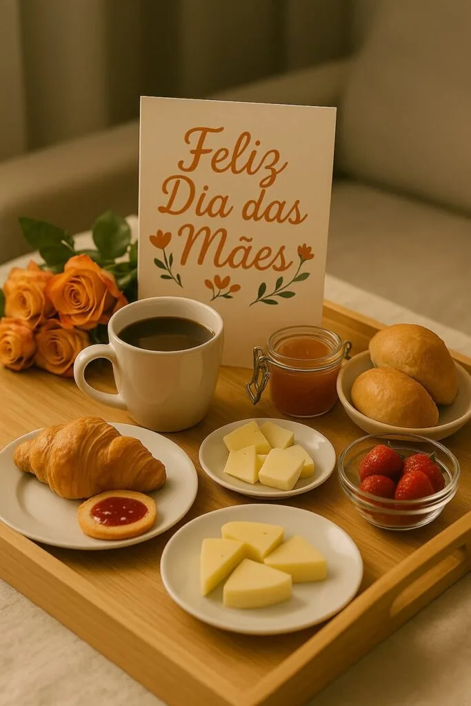 O que Fazer no Dia das Mães: 8 Ideias Criativas - 1 Café da manhã de Dia das Mães
