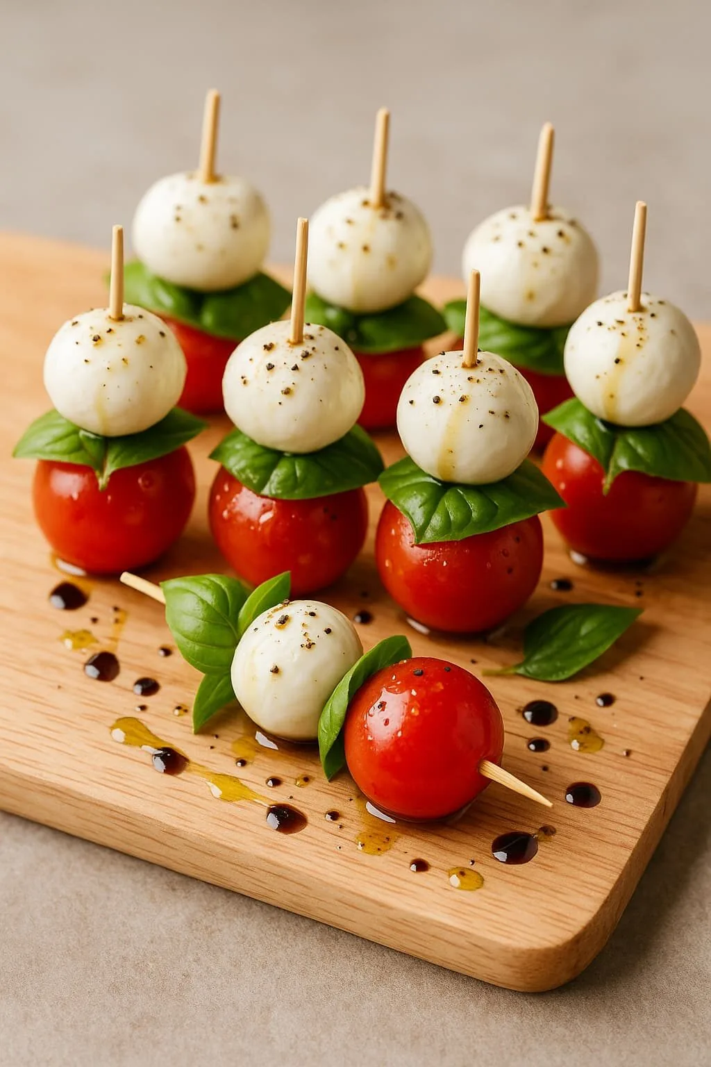 50 Receitas de Petiscos de Boteco para Todas as Ocasiões - 41 Espetinho Caprese no Palito