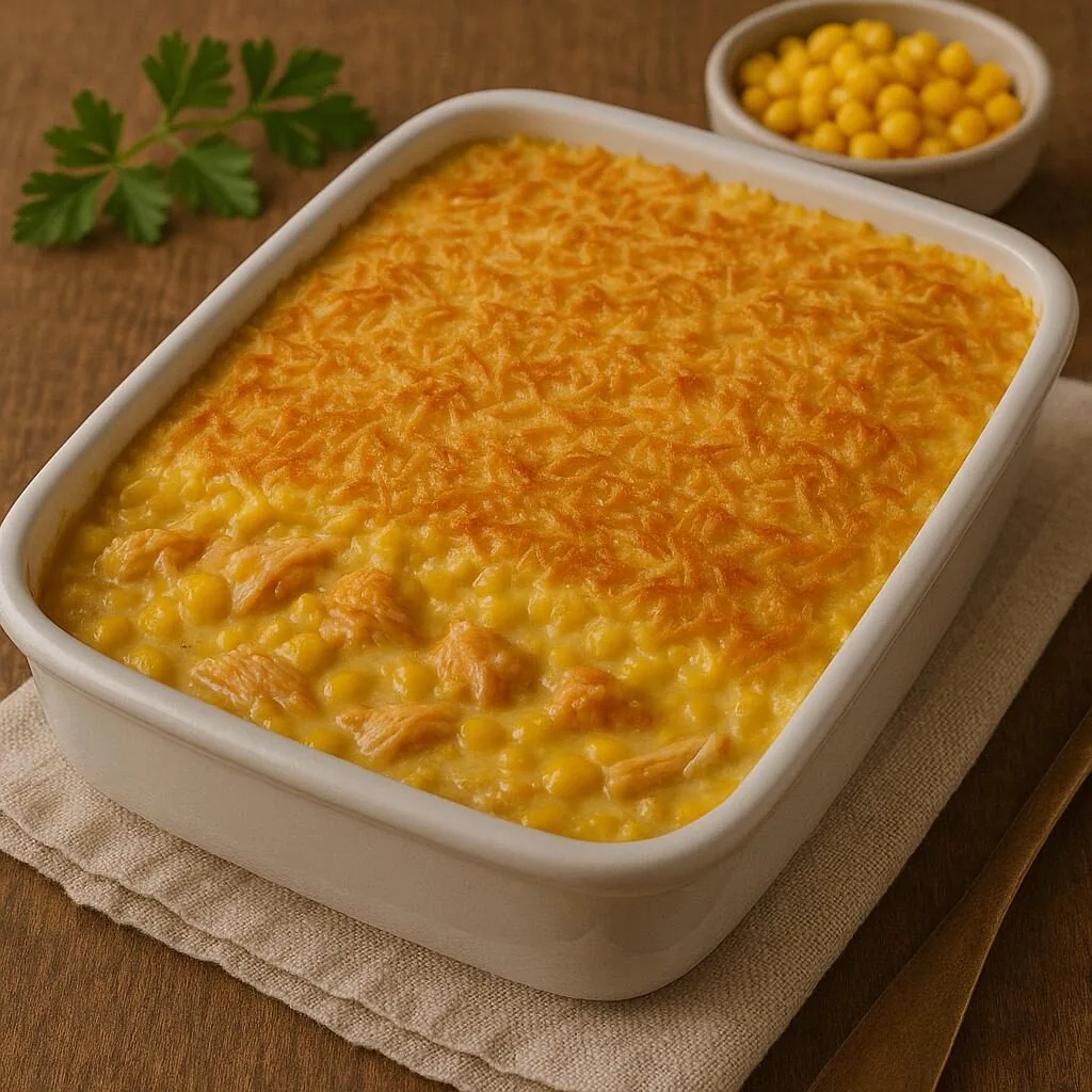 Almoço para o Dia das Mães 2025: 10 Receitas práticas - 7 Fricassê de Frango com Creme de Milho Artesanal
