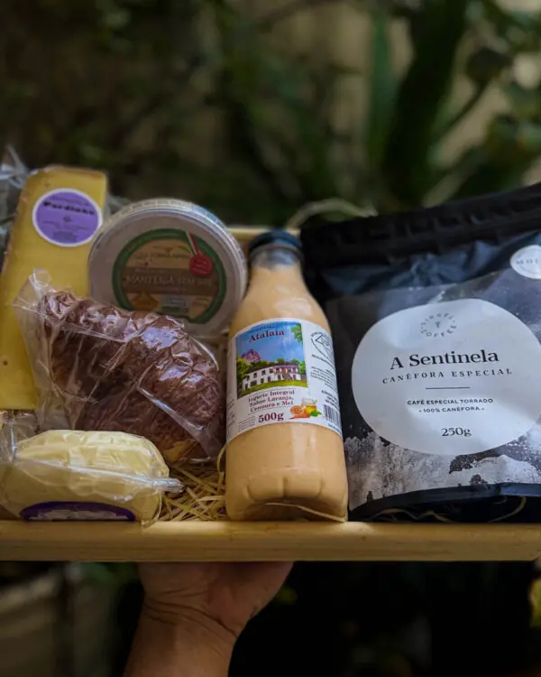 Cesta de Café da Manhã Gourmet (6 itens) -1