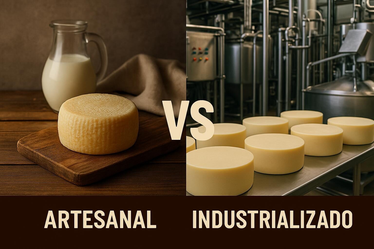 Fabricação de queijos: como ela é feita? - 2 Qual é a diferença da fabricação de queijo artesanal para o industrializado?