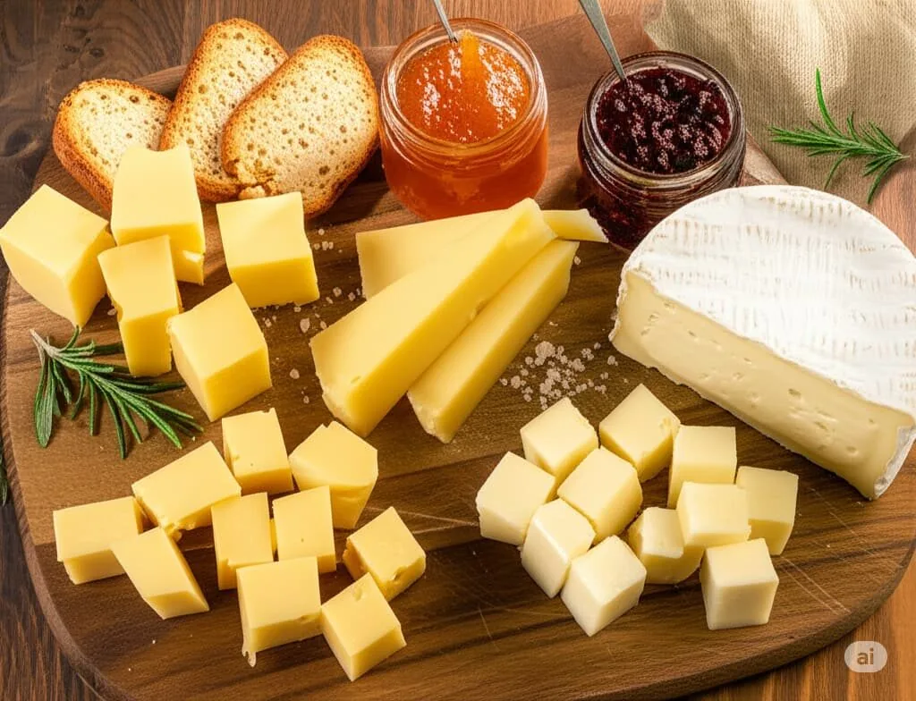 50 Receitas de Petiscos de Boteco para Todas as Ocasiões - 20 Tábua de Queijos com Geleia Artesanal