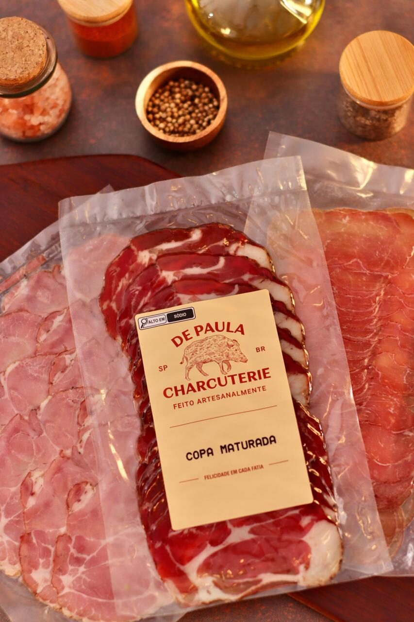 Copa Maturada Fatiada - De Paula Charcuterie - 100g (aprox.)
