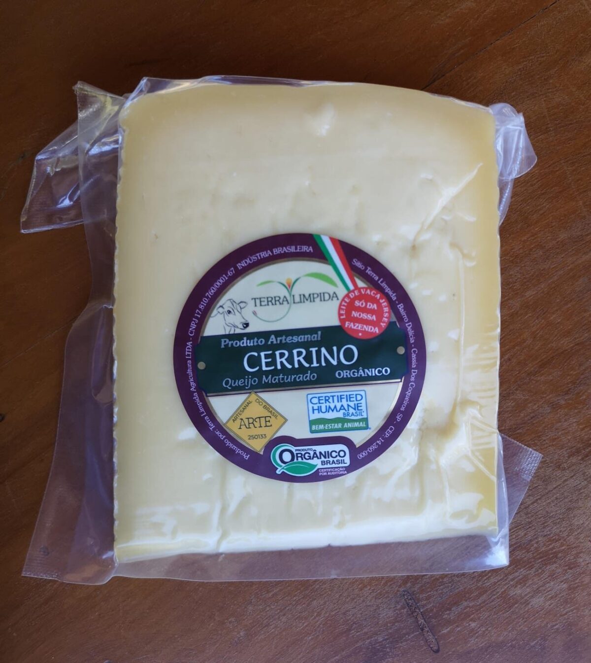 Queijo Cerrino - Terra Limpida - 250g (aprox.)