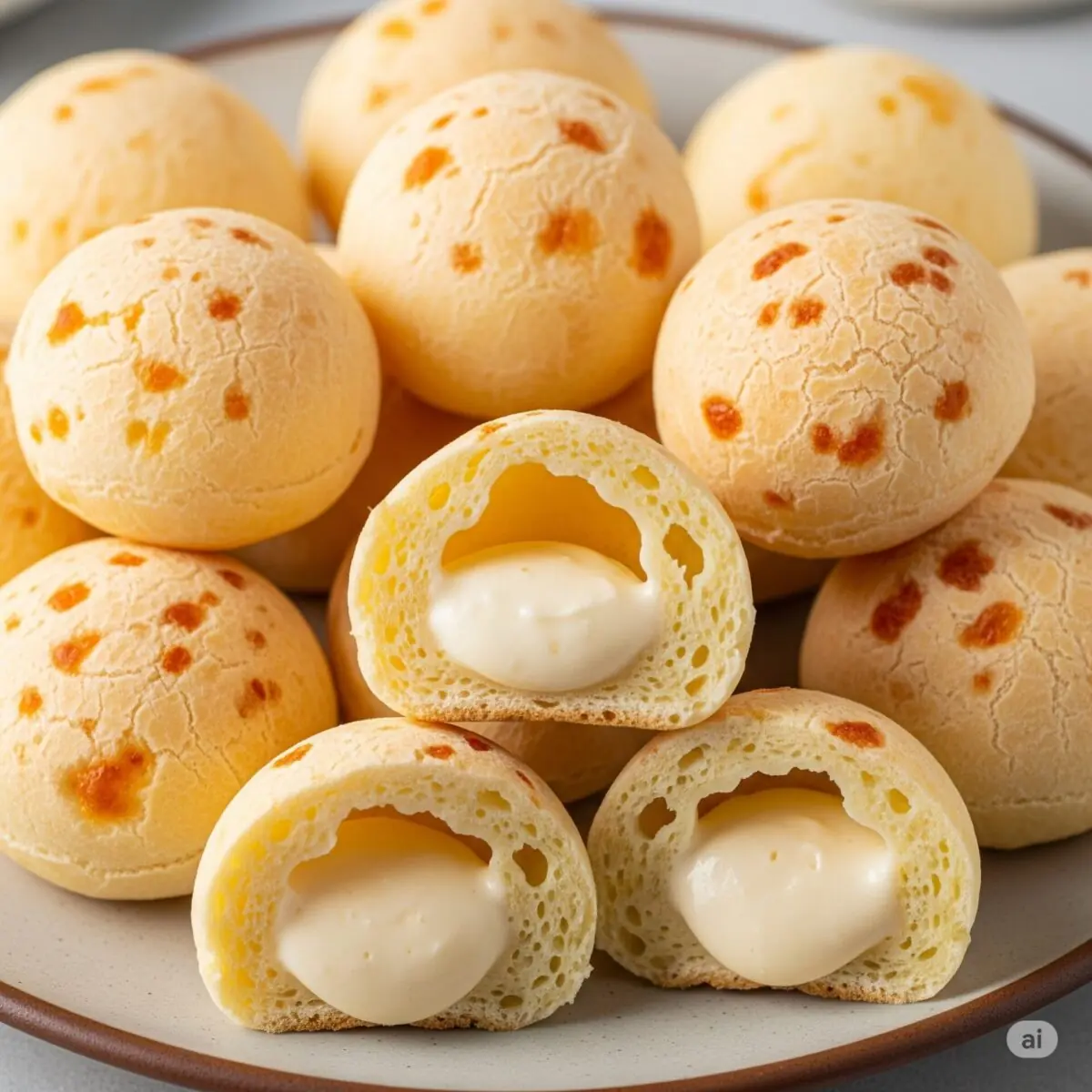 Pão de queijo recheado com requeijão: preço - 9