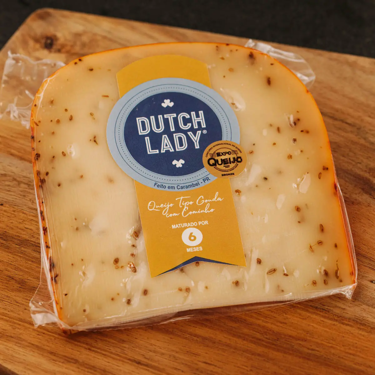 Queijo Gouda com Cominho - Dutch Lady - 300g