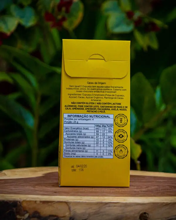 Drageado de Cupuaçu Drageado de Cupuaçu