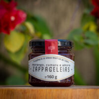 Geleia artesanal de Morango Cumaru e Amora Zappa Geleias 160g com lacre vermelho Geleia artesanal de Morango Cumaru e Amora Zappa Geleias 160g com lacre vermelho