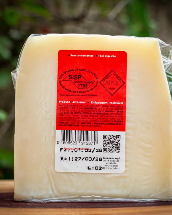 Queijo Guaianá (leite de ovelha) - Rima -  200g (aprox.) -1