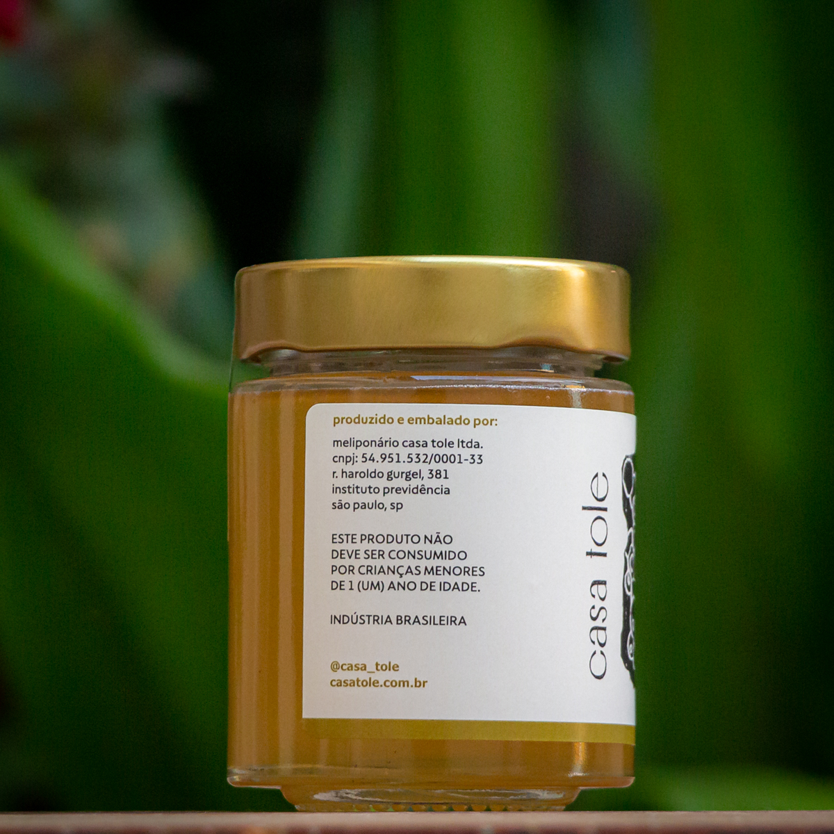 Mel de Mandaçaia de Abelhas Nativas - Casa Tole - 100ml