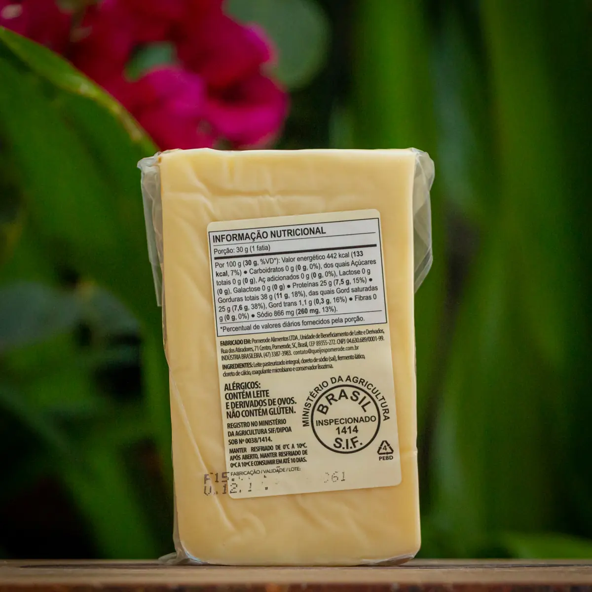 Queijo Raclette Família Sudbrack - Vermont - Pomerode - 150g (aprox.)