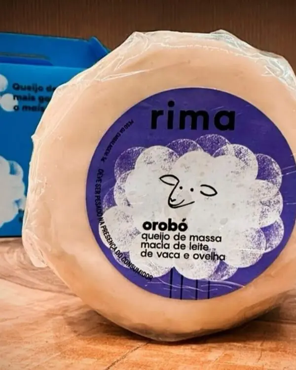 Queijo Orobô (leite de ovelha e de vaca) - Rima - 180g aprox. Queijo Orobô (leite de ovelha e de vaca) - Rima - 180g aprox.
