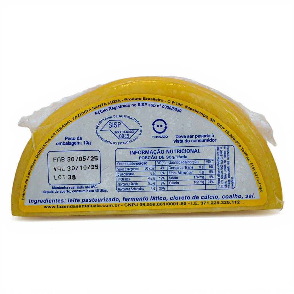 Queijo Minas Padrão - Queijo com Arte - 500g (aprox.)